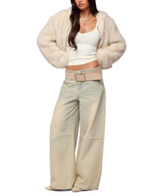 Beyonca Hooded Faux Fur Jacket