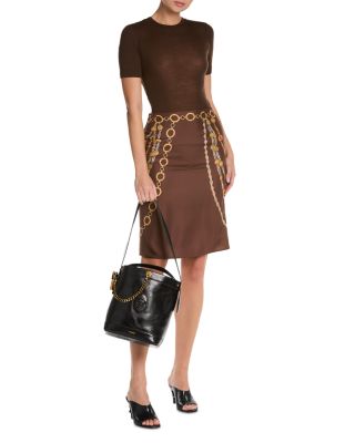 Small Leather Bucket Bag