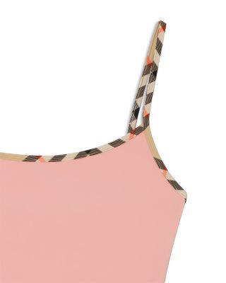 Sylvia Check Trim One Piece Swimsuit