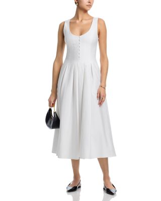 Sateen Midi Dress