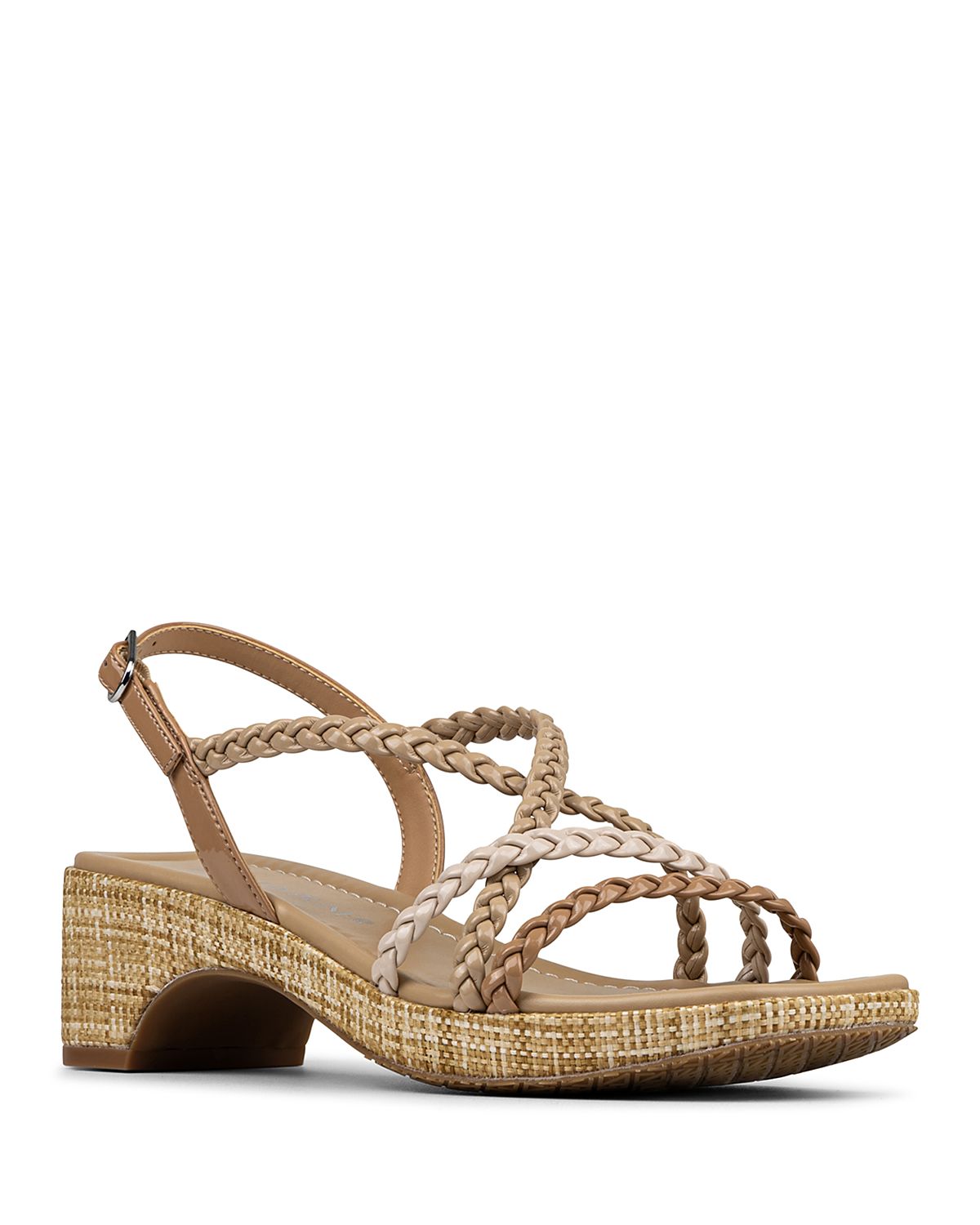 Donald Pliner Women's Slip On Strappy Espadrille High Heel Sandals