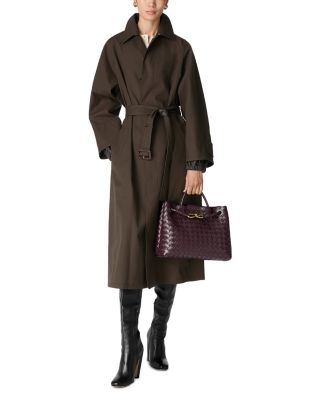 Medium Andiamo Intrecciato Leather Shoulder Bag