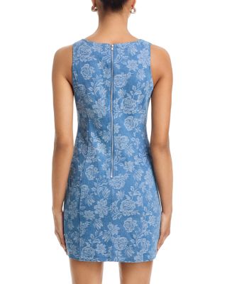 Denim Jacquard Dress - Exclusive