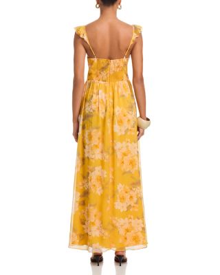 Floral Bustier Maxi Dress - Exclusive