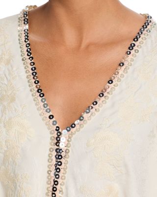 Sequinned Bed Jacket