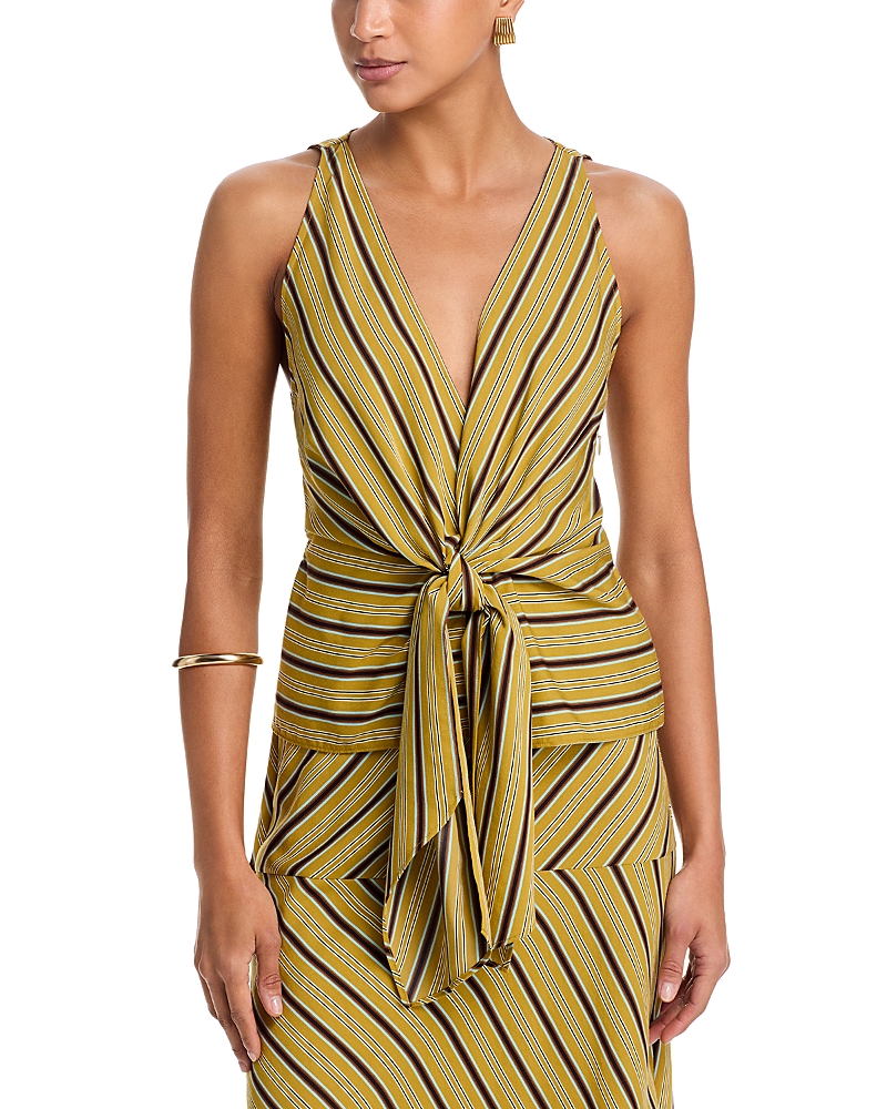 A. l.c. Elle Tie Front Top