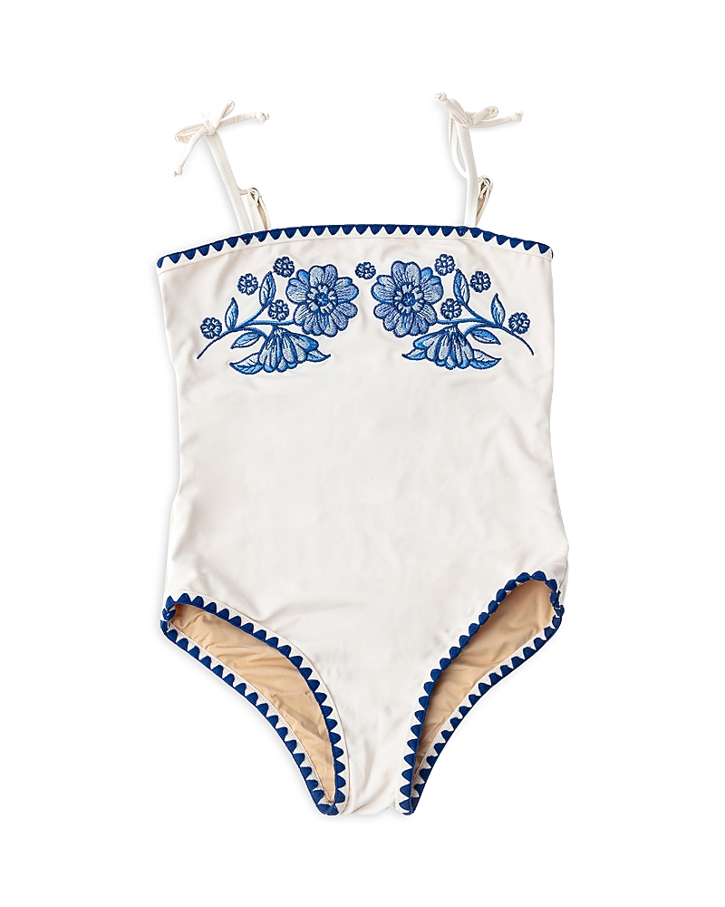 Shade Critters Girls' Embroidered Swimsuit - Little Kid
