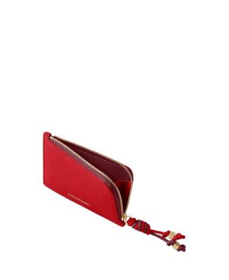 MAISON de SABRE Leather Zip Card Holder