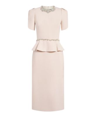  Jules Floral-Embellished Midi Dress