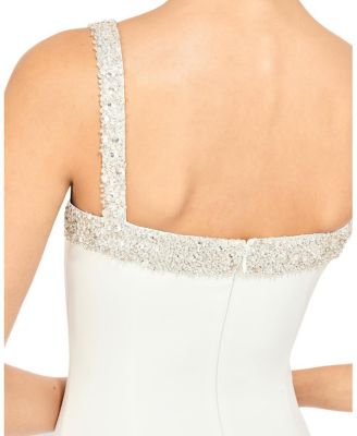  Lucy Crystal-Embellished Bow Midi Dress