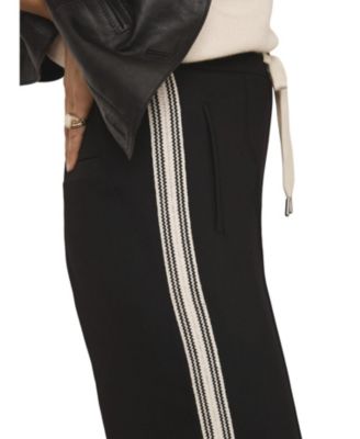 Crochet Trim Wide Trousers