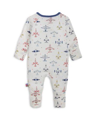 Boys' Just Plane Fun Magnetic Convertible Coverall - Baby 