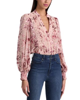 Arlette Lace Trim Blouse