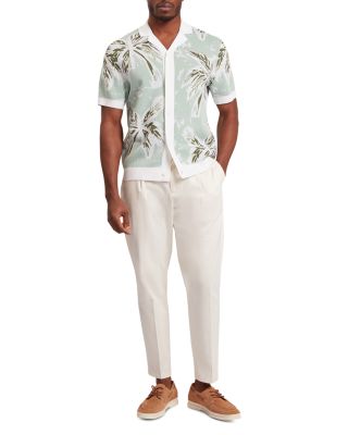 Kyes Knitted Leaf Camp Shirt