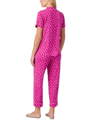 Jersey Short Sleeve Cropped Pajama Set - Exclusive