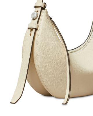 Romy Crescent Leather Shoulder Bag