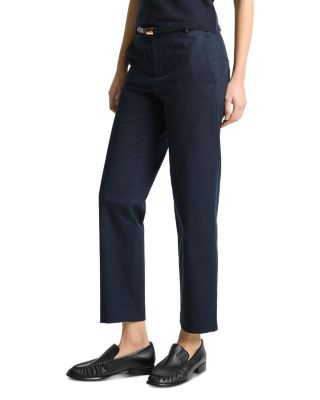 Mid Rise Chino Ankle Pants  