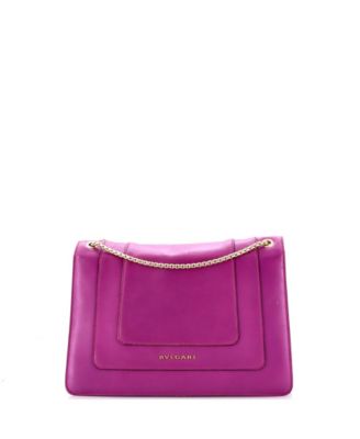  Medium Serpenti Forever Square Shoulder Bag Leather