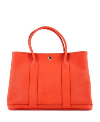 36 Garden Party Tote Leather