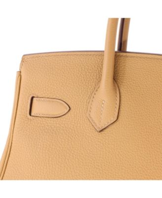 Birkin 30 Handbag Brown Togo with Gold Hardware