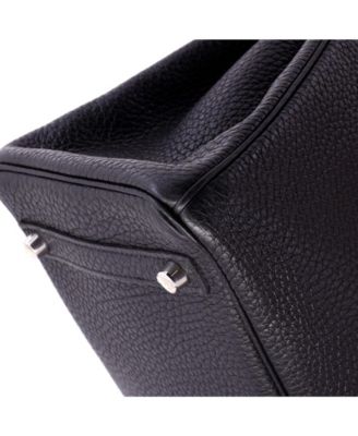 Birkin 30 Handbag Black Togo with Palladium Hardware