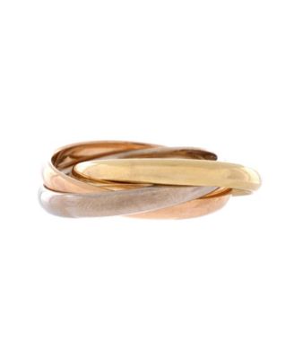  Medium Trinity Ring 18K Tricolor Gold
