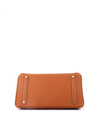 Birkin 35 Handbag Brown Togo with Gold Hardware