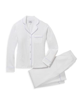 Piped Long Pajama Set