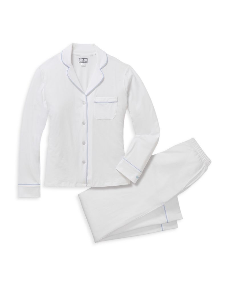 Petite Plume Piped Long Pajama Set