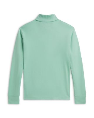 Boys' Cotton Interlock Quarter Zip Pullover - Big Kid