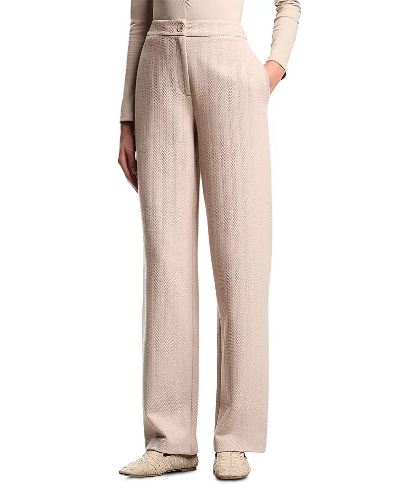 Emporio Armani Chevron Jacquard Pants