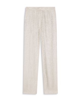 Textured Jacquard Pants