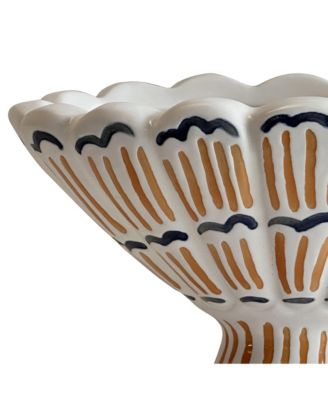 Ceramic Roman Coral Bowl