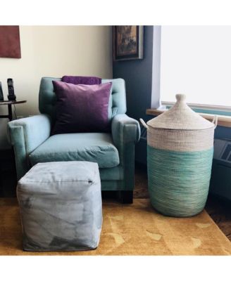  Dou Lid Storage Basket Two-Tone