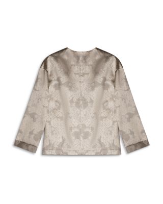 Floral Jacquard Jacket