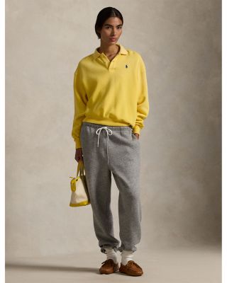 Polo Collar Fleece Pullover