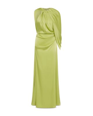 Hallie Draped Cape Gown
