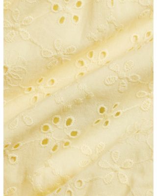 Girls' Eyelet Cotton Bubble Shortall & Hat - Baby