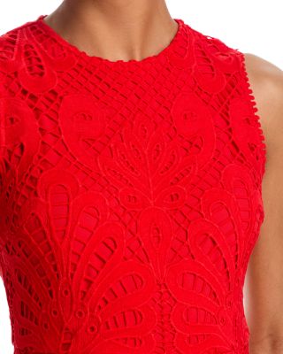 Lace Flounce Sleeveless Dress - Exclusive