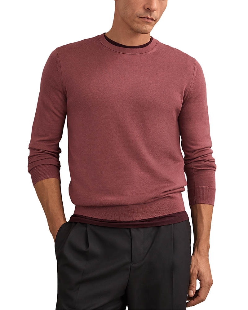 Reiss Merino Wool Crewneck Sweater