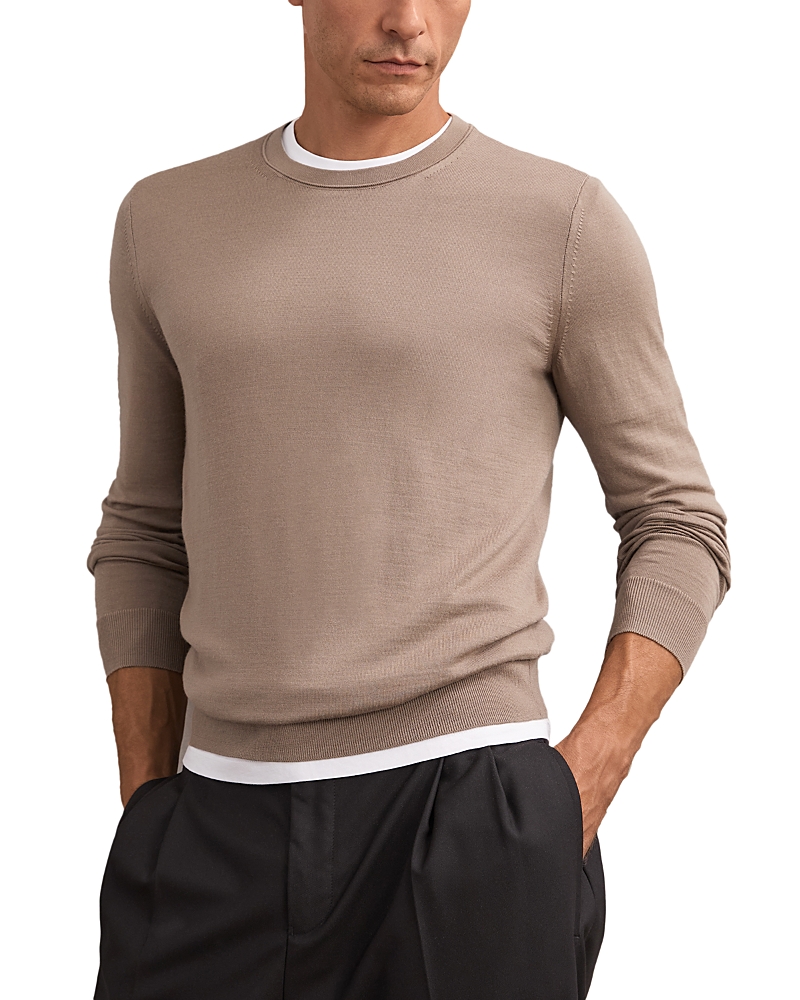 Reiss Merino Wool Crewneck Sweater