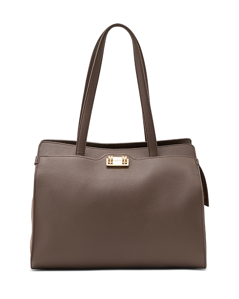 Reiss Delphine Leather Tote