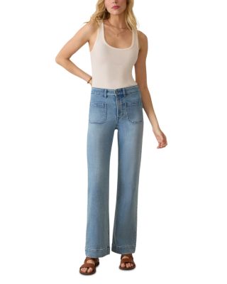 Stretch Terry Patch Pocket Ankle Pants in Eastern Shore