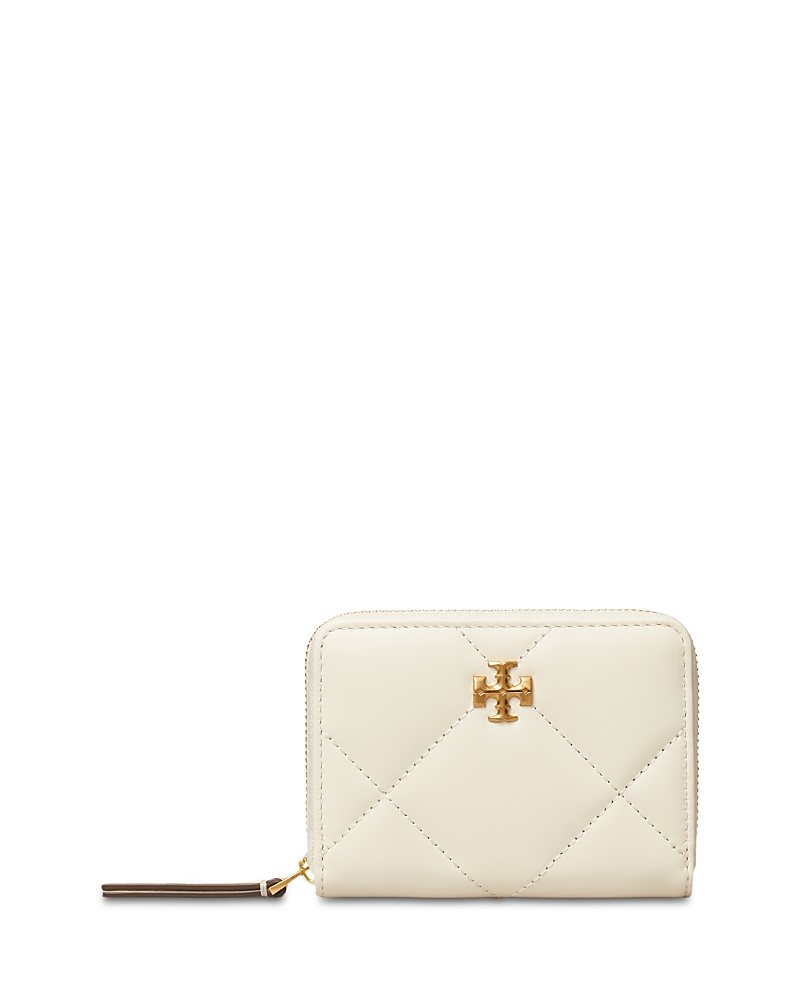 Tory Burch Small Kira Diamond Quilt Zip Around Wallet