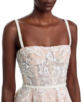 Midnight Bridal Sequin Mini Dress