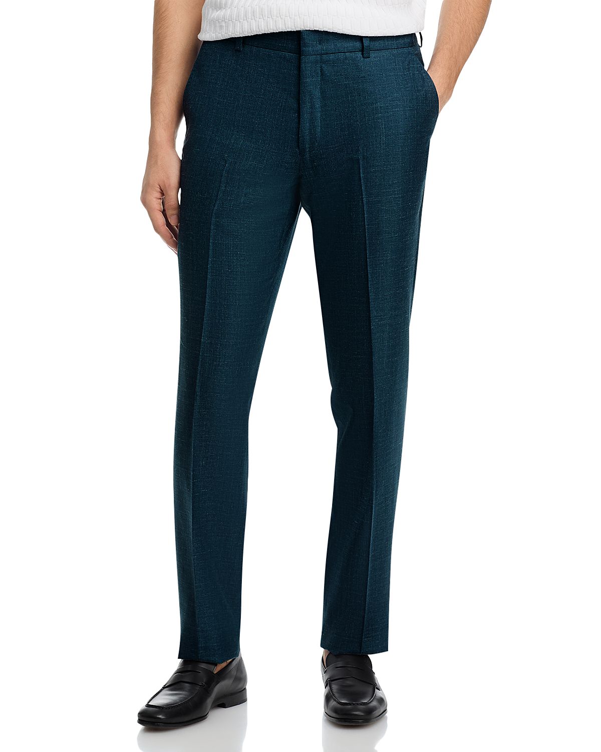Vince Wool, Silk & Linen Melange Suit Pants