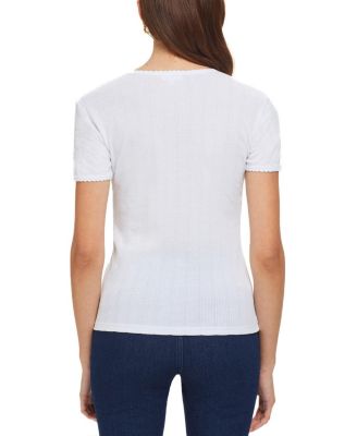 Pointelle Tee
