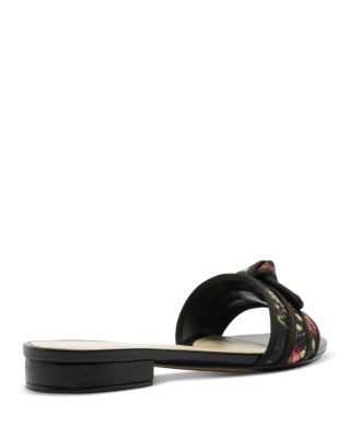 Women's Grossgrain Bow Slides