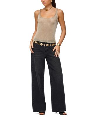 Ery Wide Leg Mid Rise Jeans