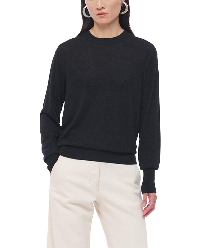 Another Tomorrow Featherweight Crewneck Sweater